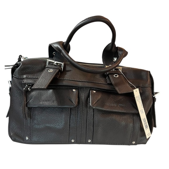 Gianni Bini Coffee Bean Pebble Leather Bag NWT - Picture 2 of 6